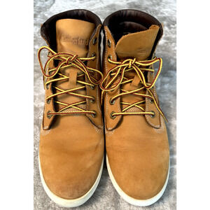 Timberland Dausette Nubuck Wheat Brown Sneaker Boots Leather Womens Size 9